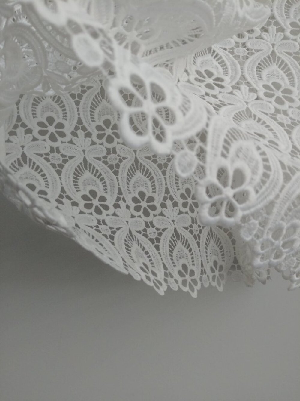 Club Monaco size 8 white cutout lace mini dress sheer - Picture 6 of 16